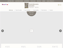 Tablet Screenshot of panorama-resort.gr